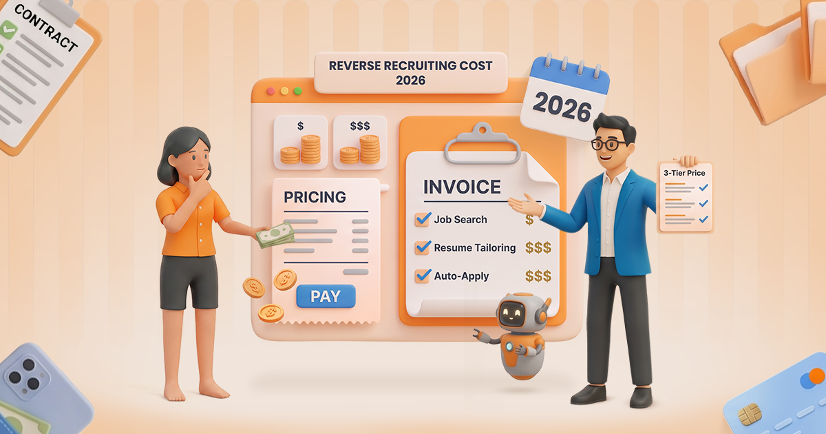 Reverse Recruiting Cost in 2026: What Job Seekers Actually Pay